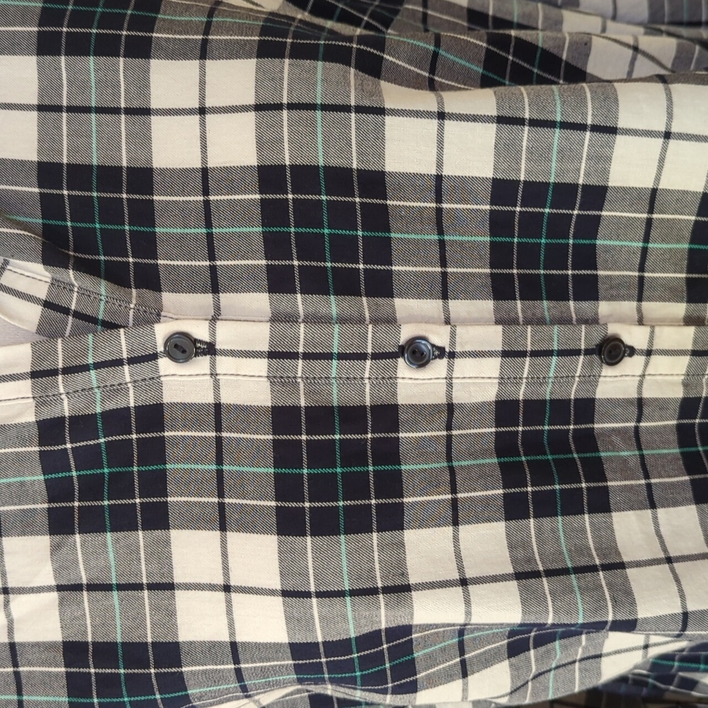The Limited Black Plaid Casual Long Sleeve Button Down Shirt Size Medium - Picture 2 of 7